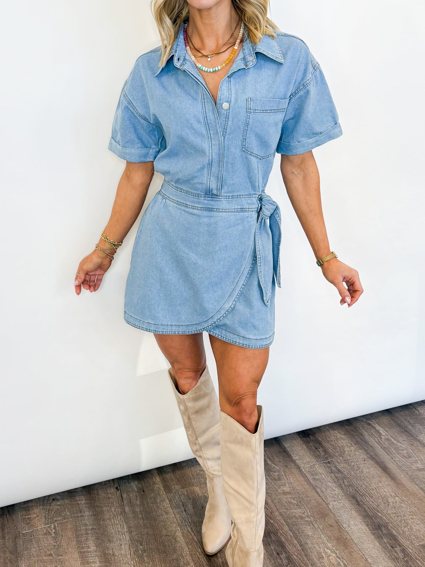 Harbor Day Denim Dress