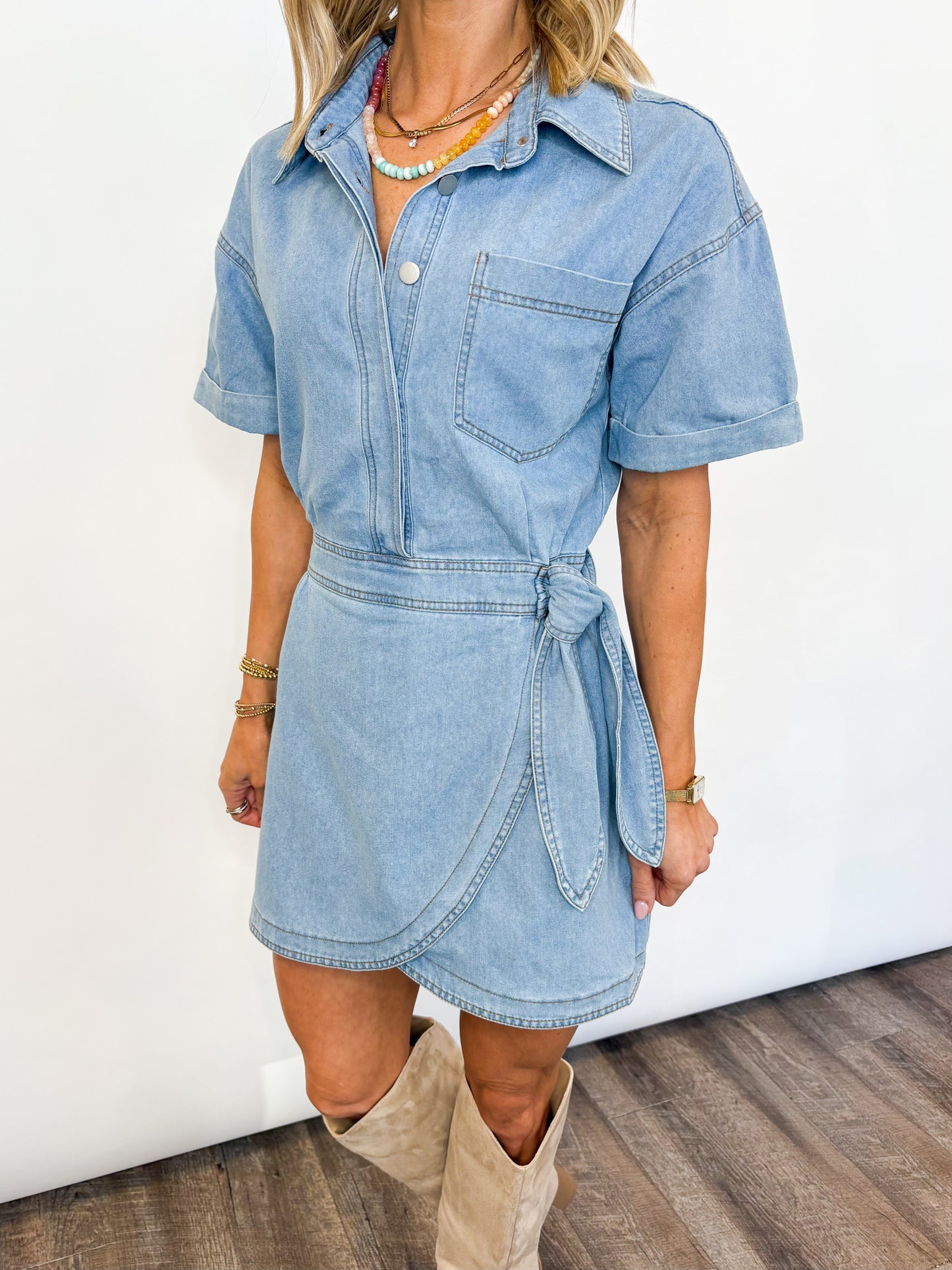 Harbor Day Denim Dress