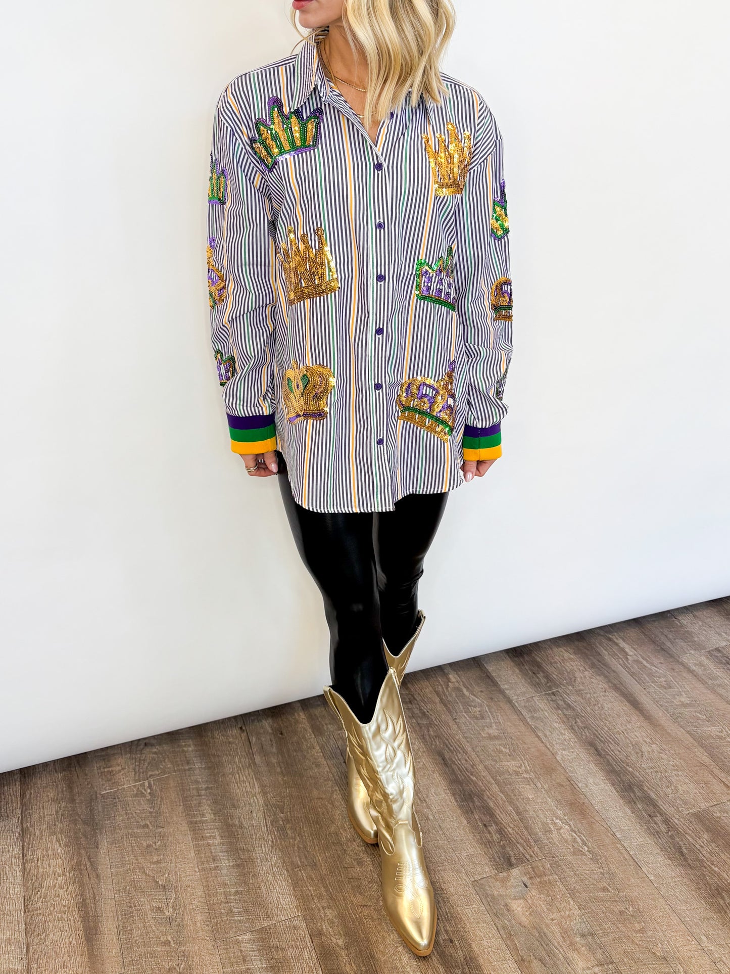 Mardi Gras Crown Tunic