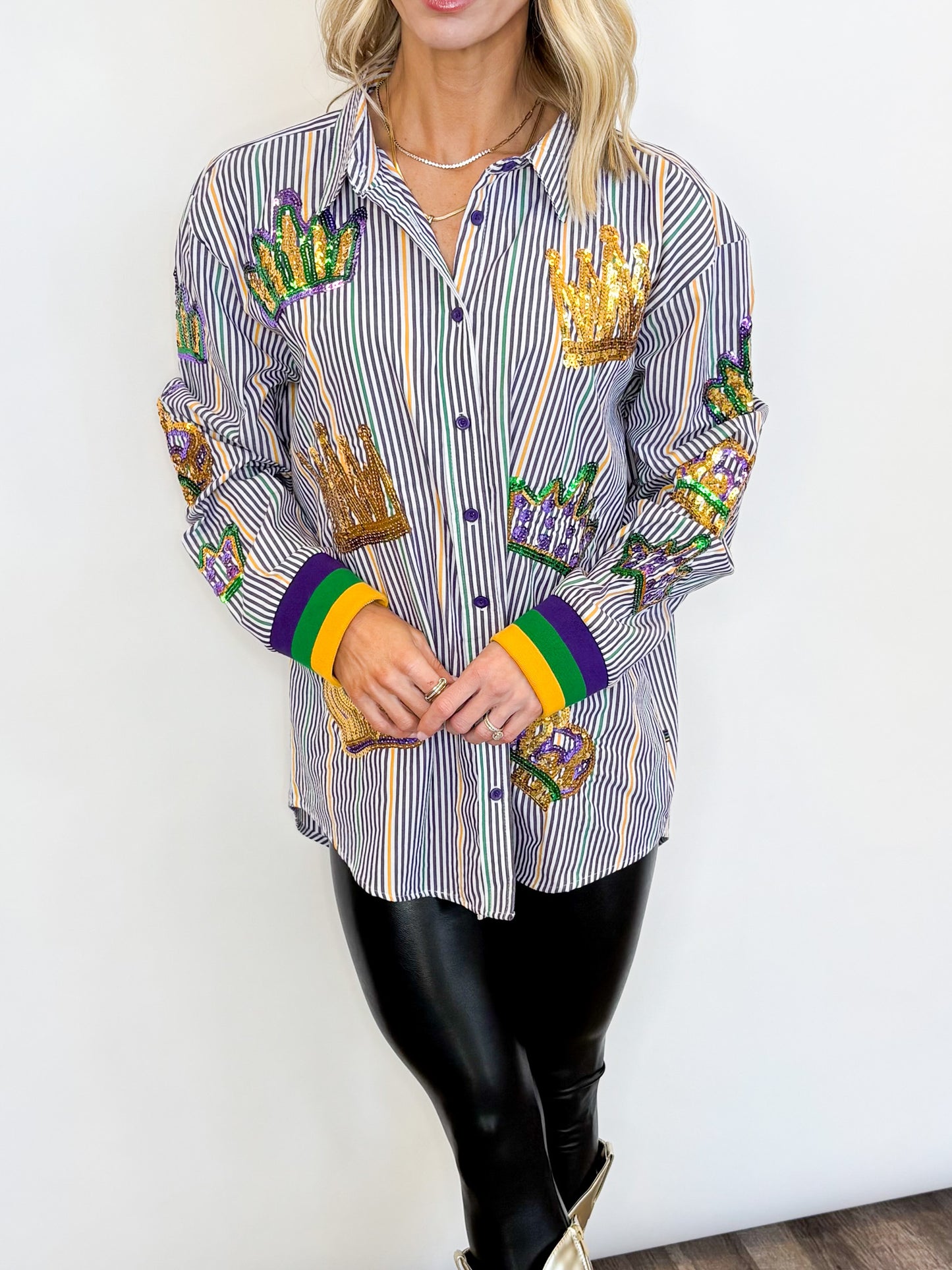 Mardi Gras Crown Tunic