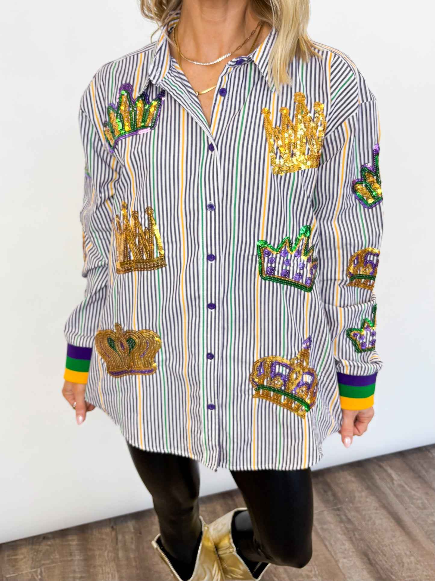 Mardi Gras Crown Tunic