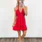 Sunset Sway Halter Dress