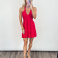 Sunset Sway Halter Dress