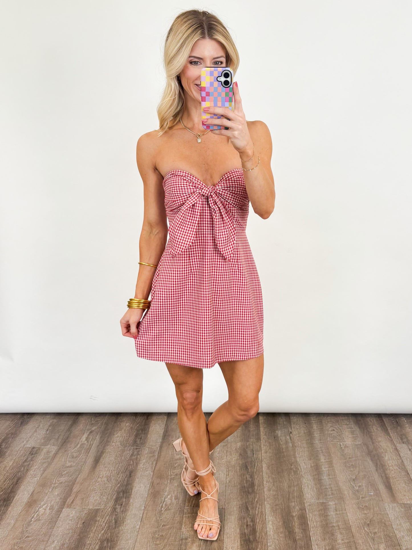 Picnic Charm Gingham Dress