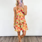 Sunlit Garden Halter Dress
