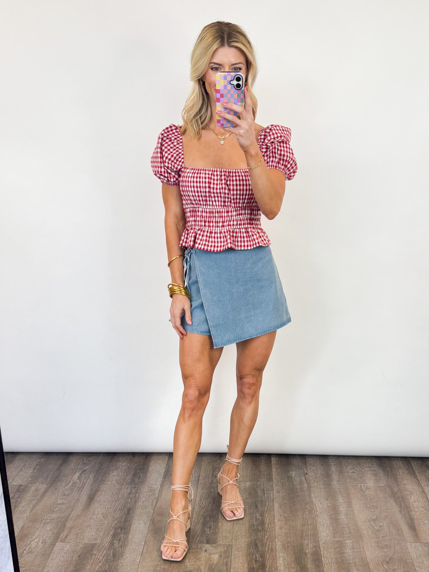 Picnic Day Gingham Top