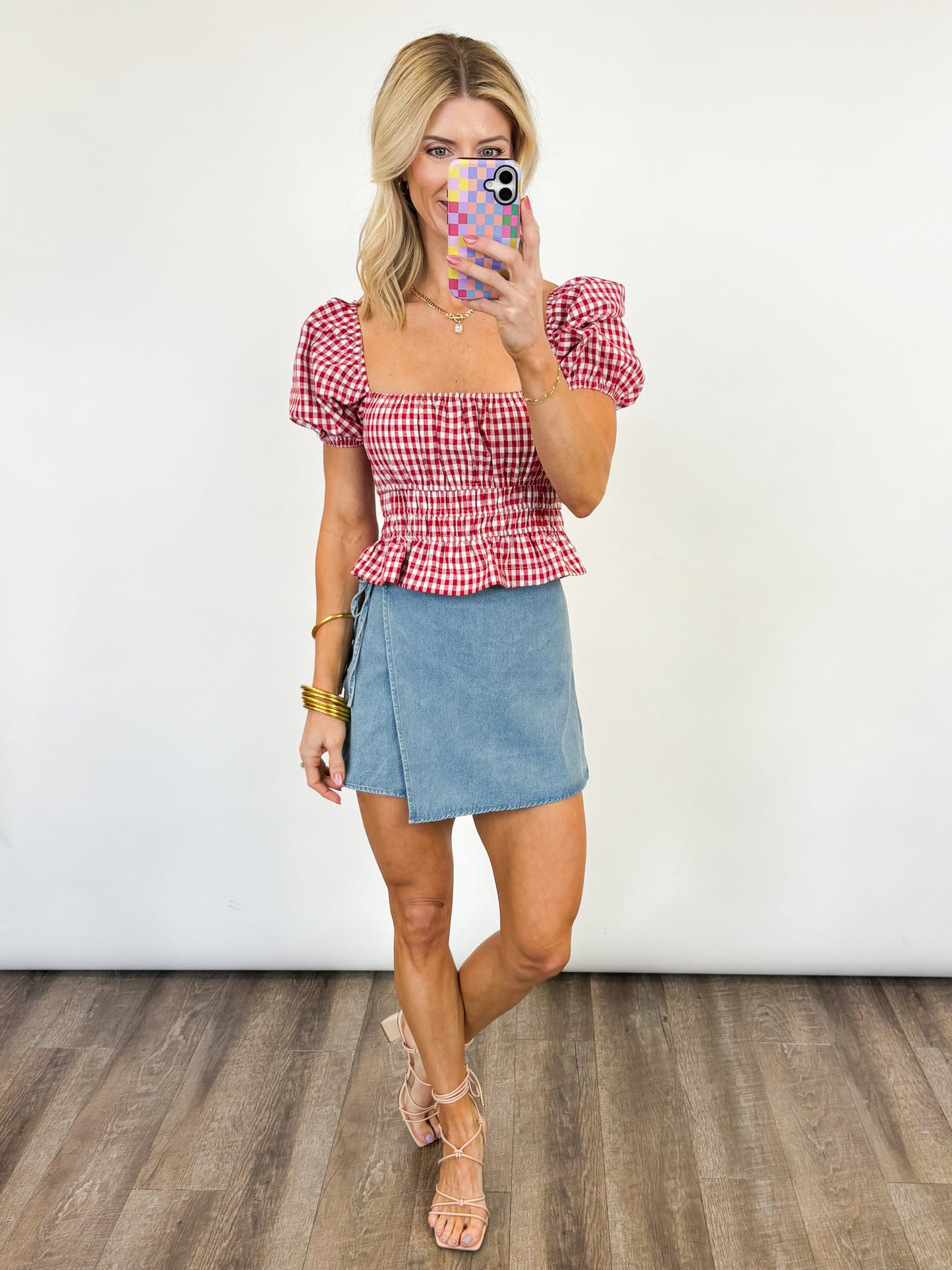 Picnic Day Gingham Top