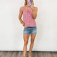 Strawberry Picnic Gingham Tank