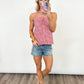 Strawberry Picnic Gingham Tank