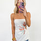 Sunset Spark Strapless Top