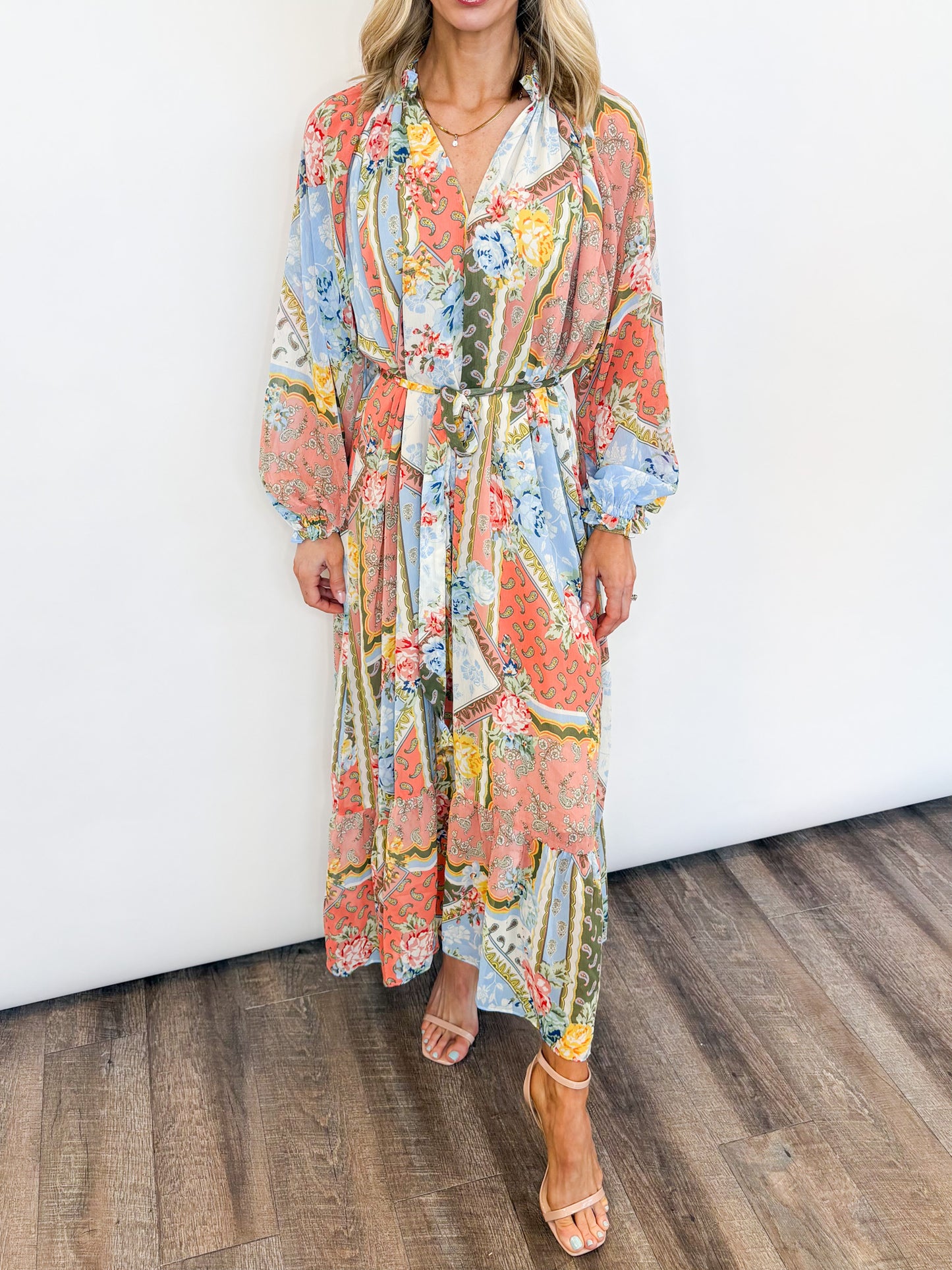 Bohemian Garden Maxi Dress