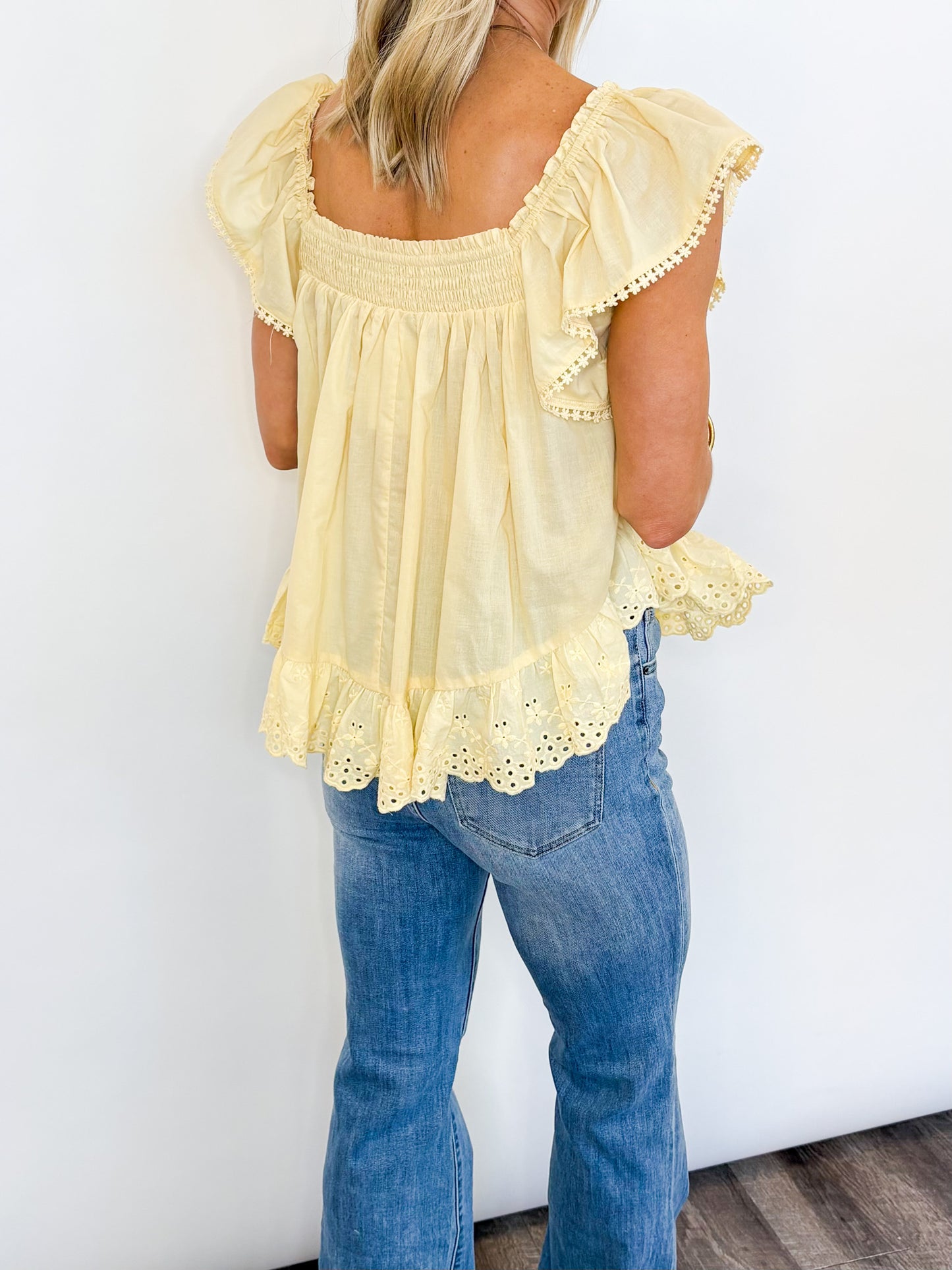 Sunlit Meadow Lace Top
