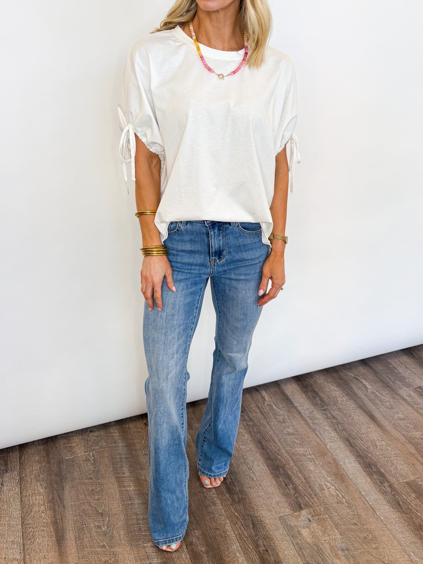 Drawstring Daily Top - 2 COLORS