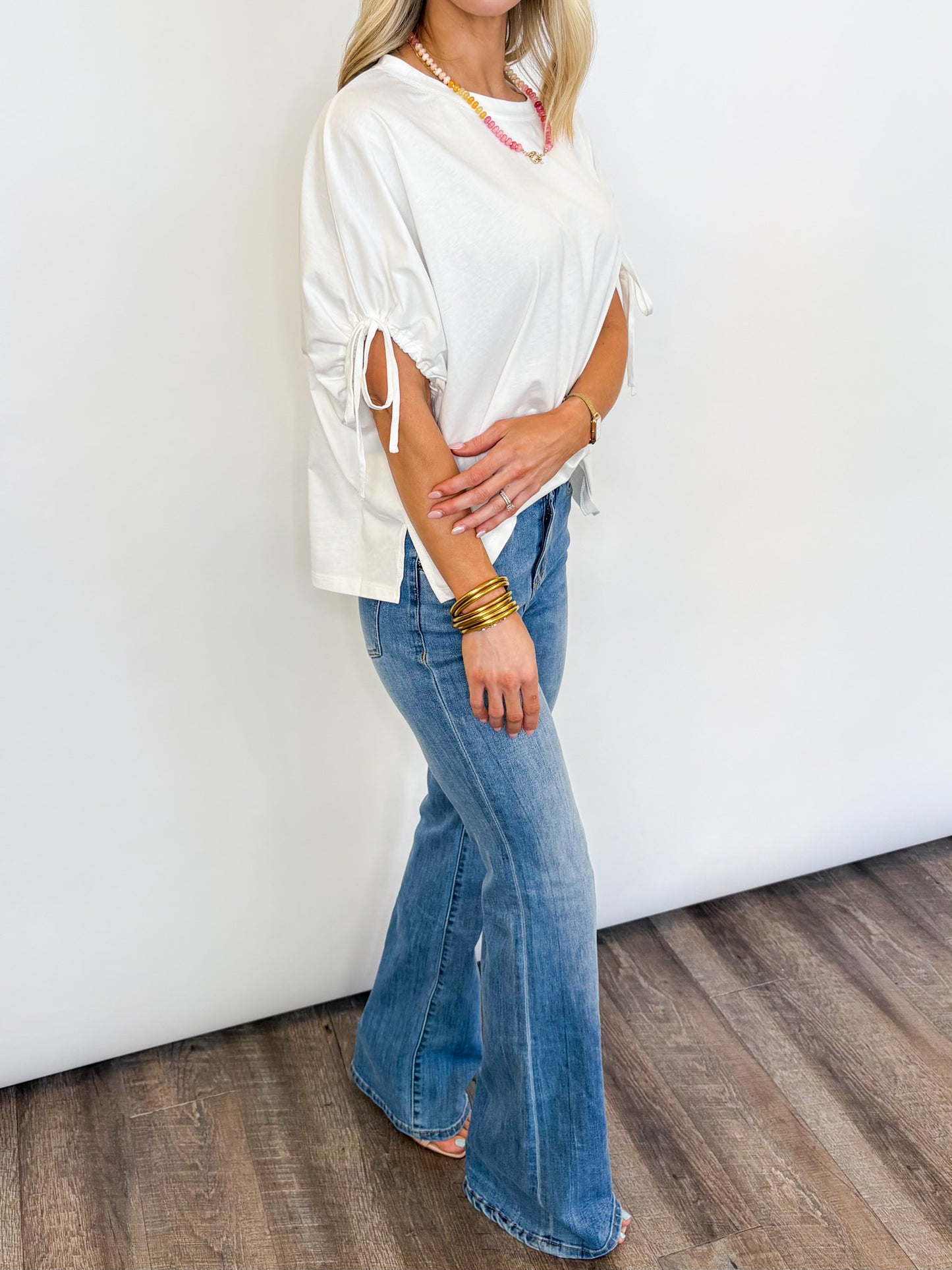 Drawstring Daily Top - 2 COLORS