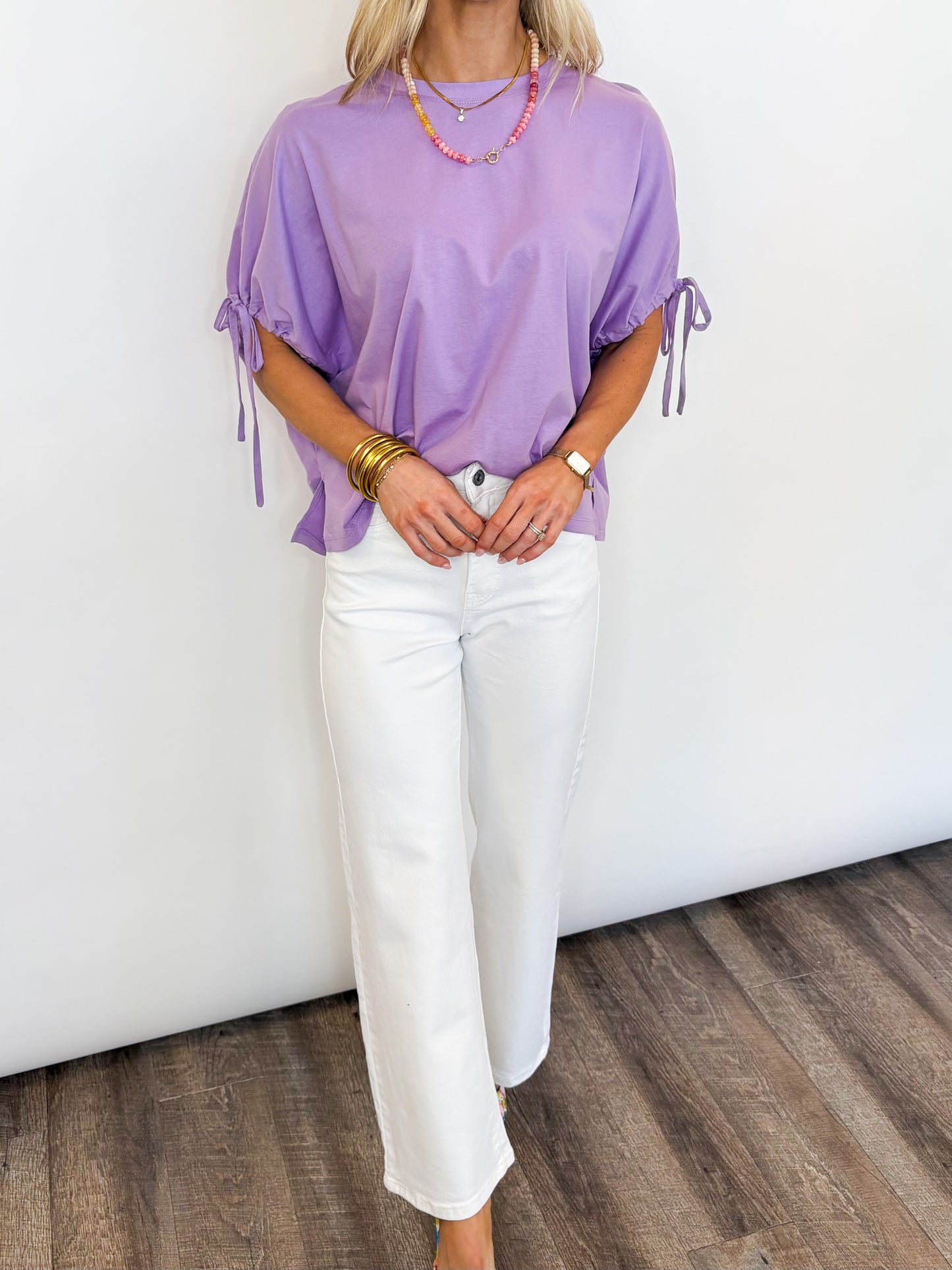 Drawstring Daily Top - 2 COLORS