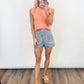 Sunny Day Patch Pocket Denim Shorts