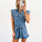 Utility Denim Romper