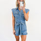 Utility Denim Romper