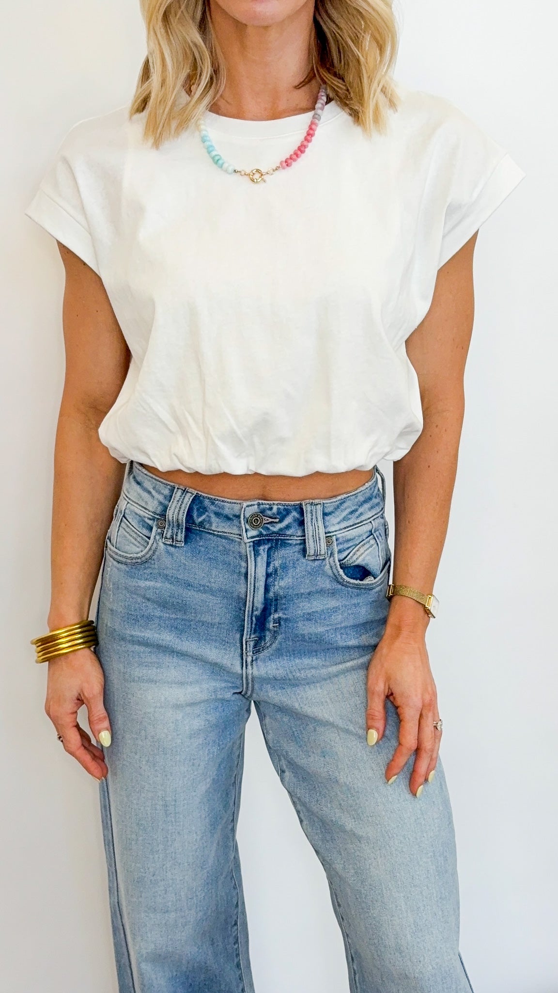 Everyday Ease Cropped Tee