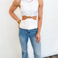 Sunlit Circle Linen Top - 2 COLORS
