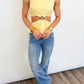 Sunlit Circle Linen Top - 2 COLORS