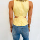 Sunlit Circle Linen Top - 2 COLORS