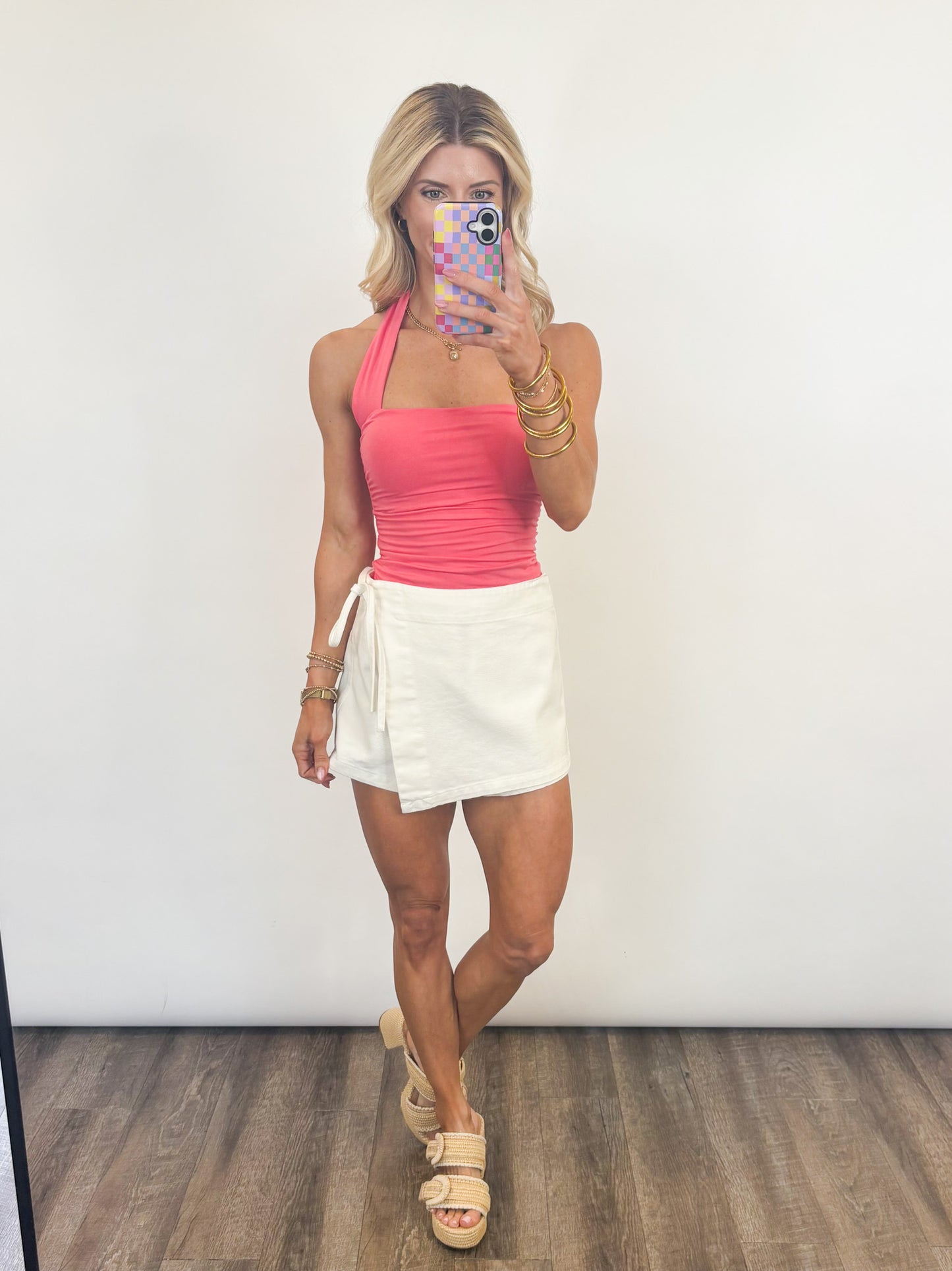 Easy Breezy Skort - WHITE