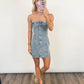 Denim Darling Button-Front Mini Dress