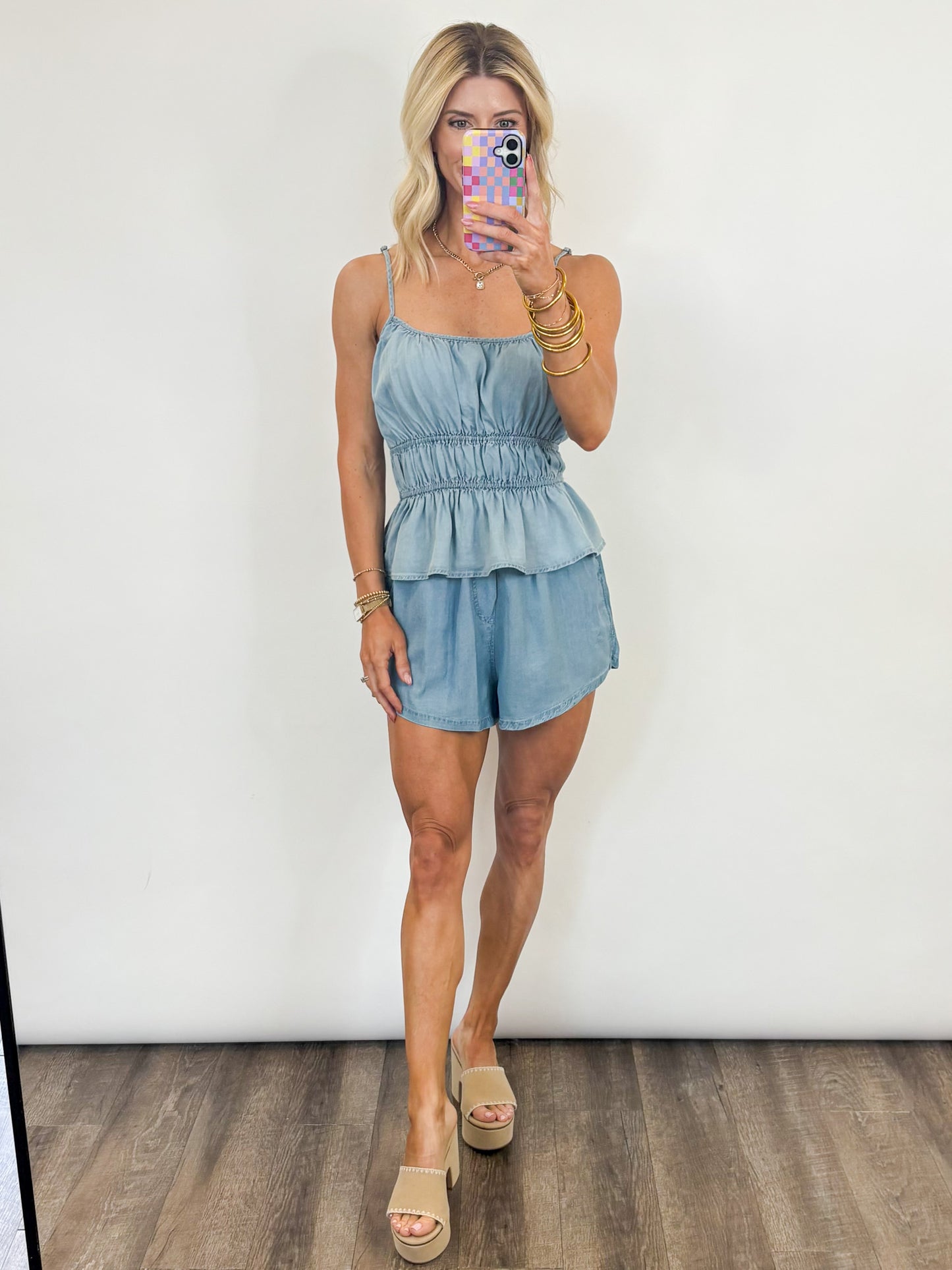 Coastal Breeze Chambray Set