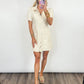 Champagne Garden Shirt Dress