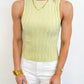 Fresh Start Knit Tank