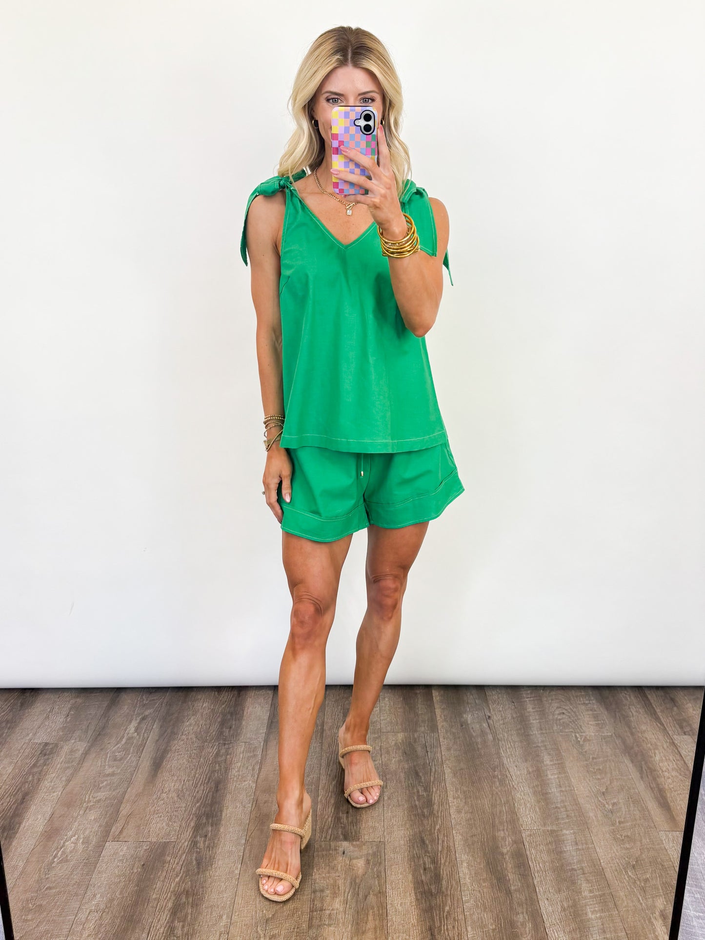 Emerald Breeze Short Set