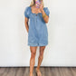 Sunday Stroll Denim Romper