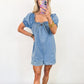 Sunday Stroll Denim Romper
