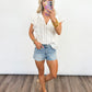 Whispering Lace Ruffle Top