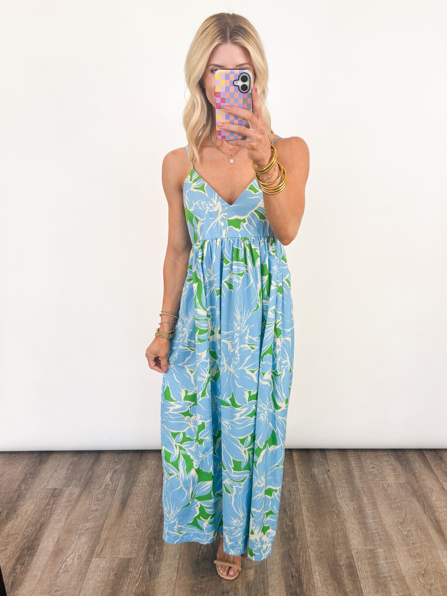 Island Bloom Maxi Dress