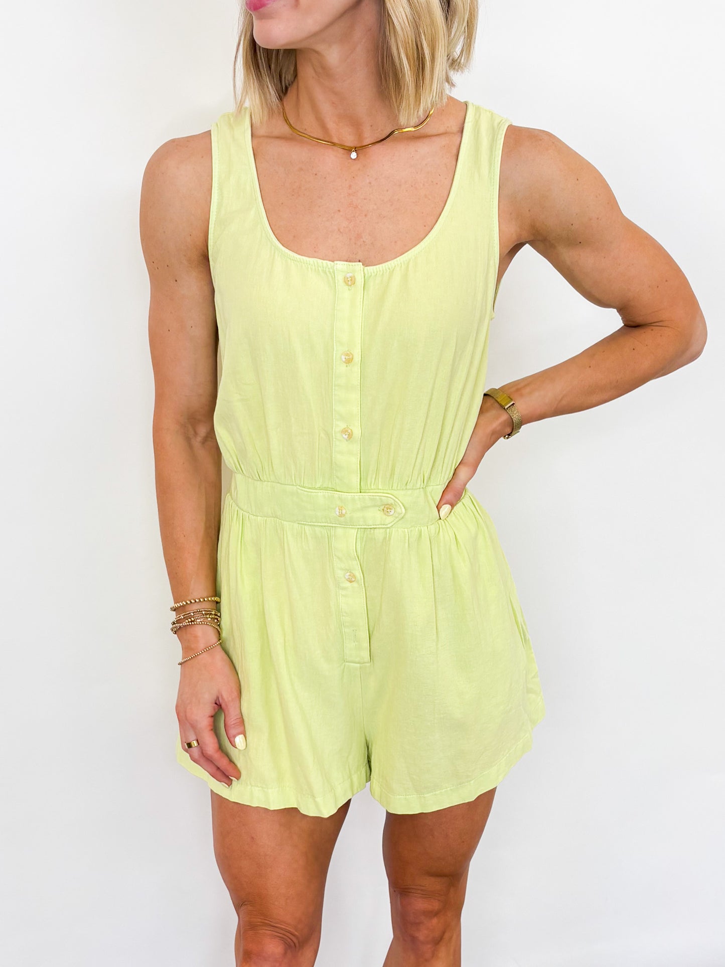 Lime Time Romper