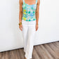 Laguna Bloom Ruched Top