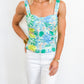 Laguna Bloom Ruched Top