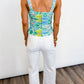 Laguna Bloom Ruched Top