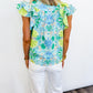 Laguna Bloom Flutter Top