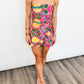 Tropic Bloom Strapless Romper