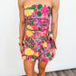 Tropic Bloom Strapless Romper