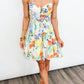 Painted Garden Cutout Dress