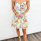 Painted Garden Cutout Dress