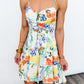 Painted Garden Cutout Dress