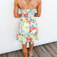 Painted Garden Cutout Dress