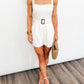 Coastal Polished Belted Romper