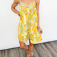 Sunburst Breeze Cutout Dress
