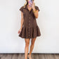 Mocha Moment Button-Up Dress